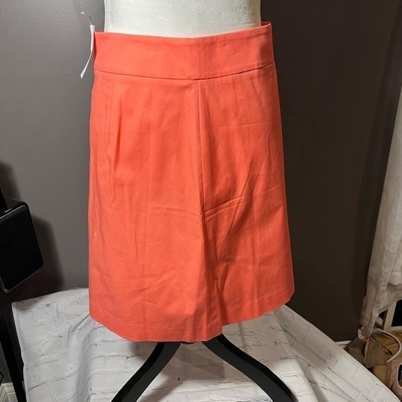 Ann & Taylor coral a line skirt. Size 2. - Picture 9 of 17